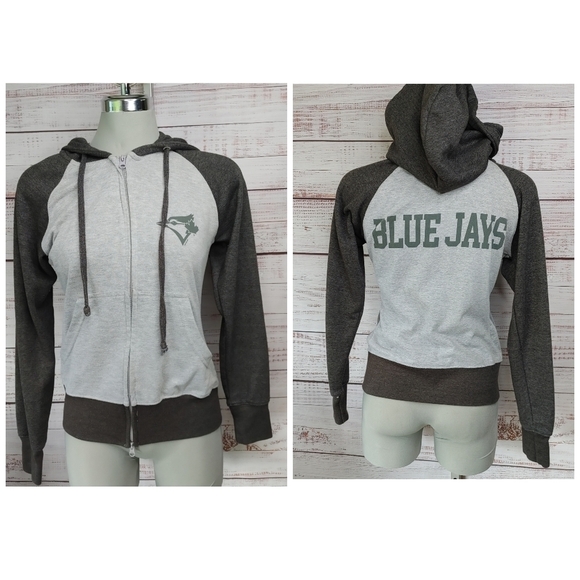BLUE Jays Full Zip Hoodie Size S - Picture 1 of 10